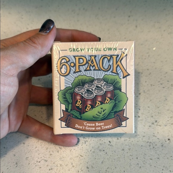 🏴 Grow Your Own 6-Pack novelty set NWT - Picture 1 of 4